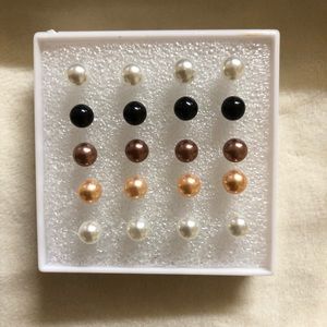 Earrings Fresh Water Pearls 10 Pairs NWOT